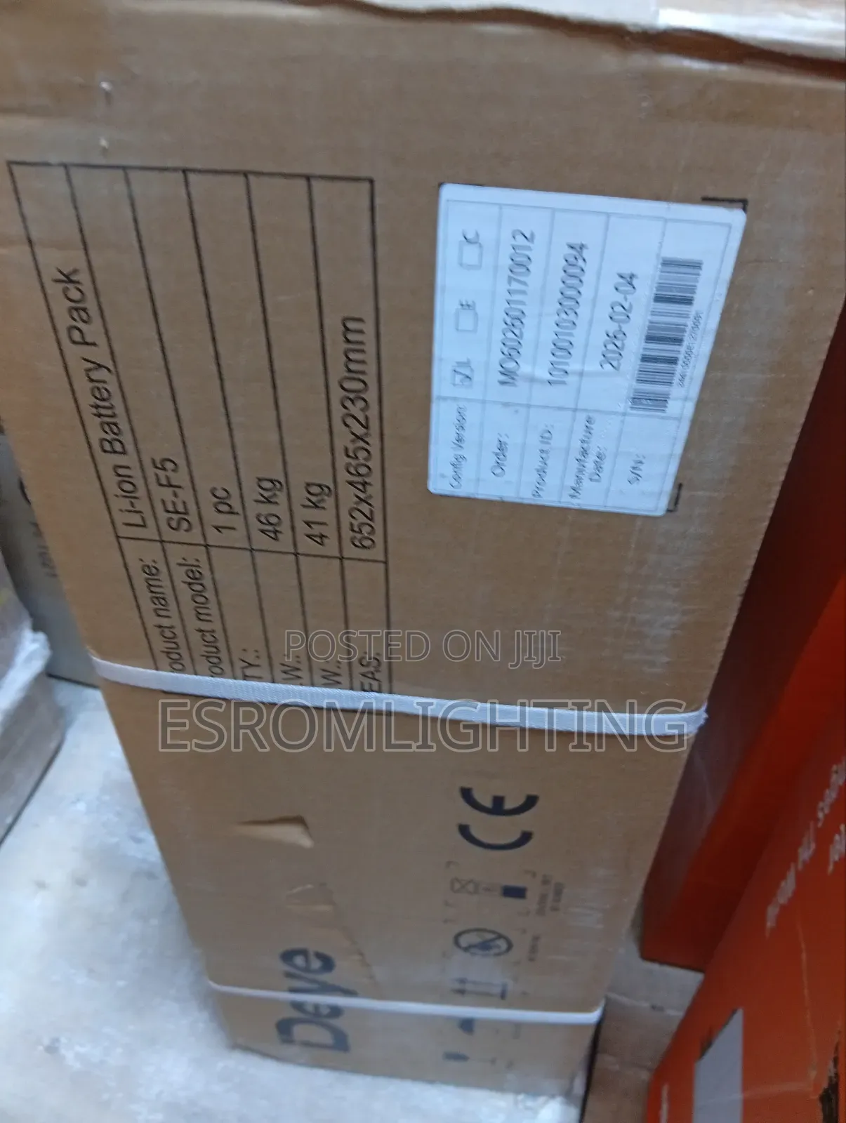 Deye 5.12kwh 48v 100ah Lithium Ion Solar Battery