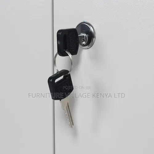 9-Door's White Metal Document File Locker