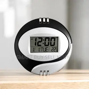 Durable Abs Plastic Body Digital Table and Wall Mount Clock