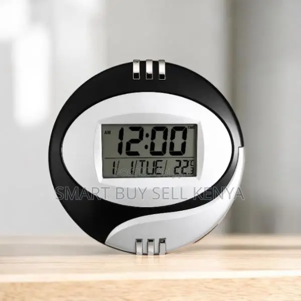 Durable Abs Plastic Body Digital Table and Wall Mount Clock