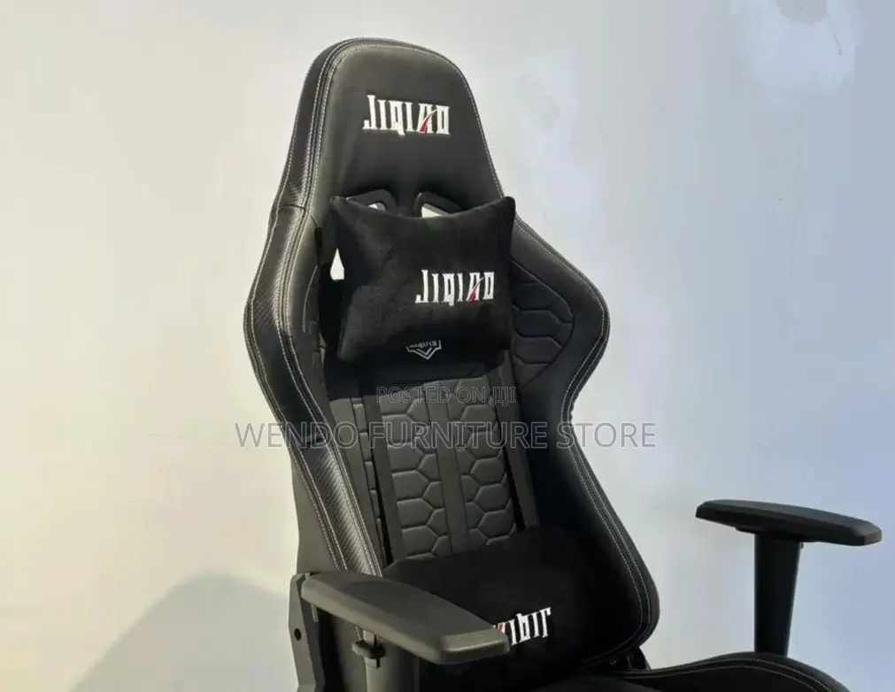 Office Chairs; Leather Platinum High Backrest Gaming Office Chairs
