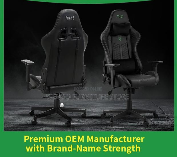 Office Chairs; Leather Platinum High Backrest Gaming Office Chairs - thumbnail 12
