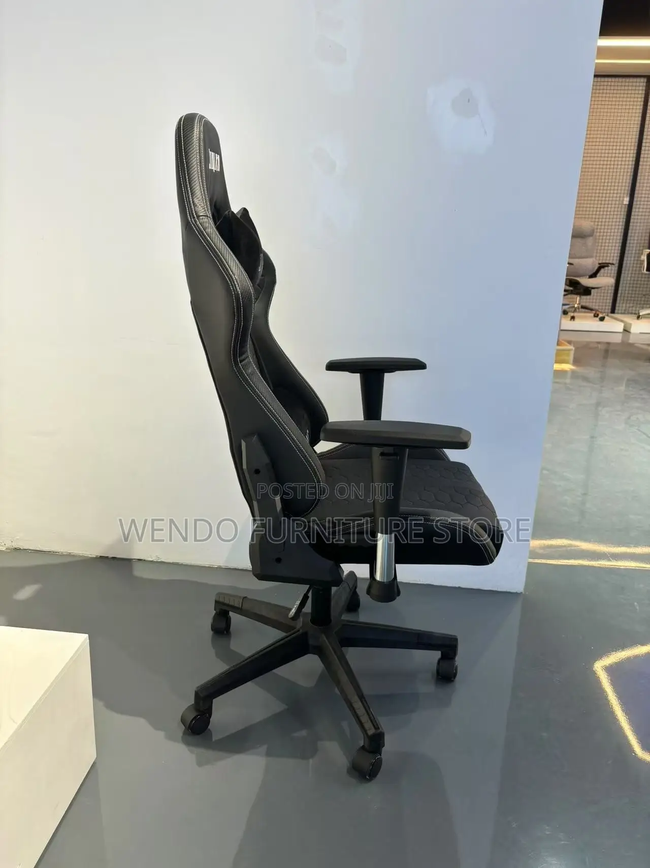 Office Chairs; Leather Platinum High Backrest Gaming Office Chairs