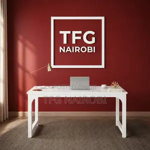1.6m White Study Table in Nairobi | Computer Desk for Home Office