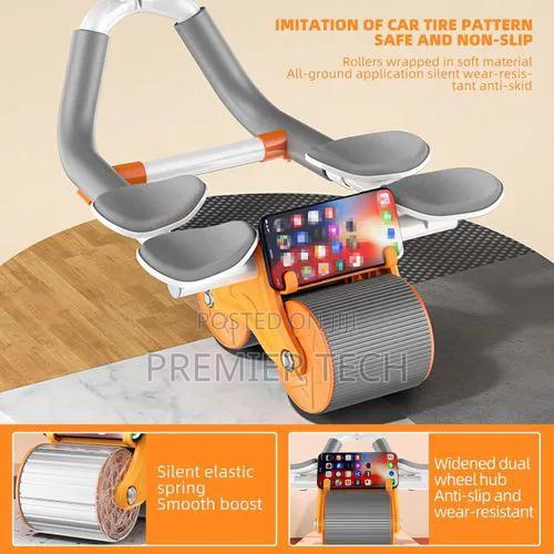 4 Elbow Pad Automatic Rebound Healthy Abdominal Wheel