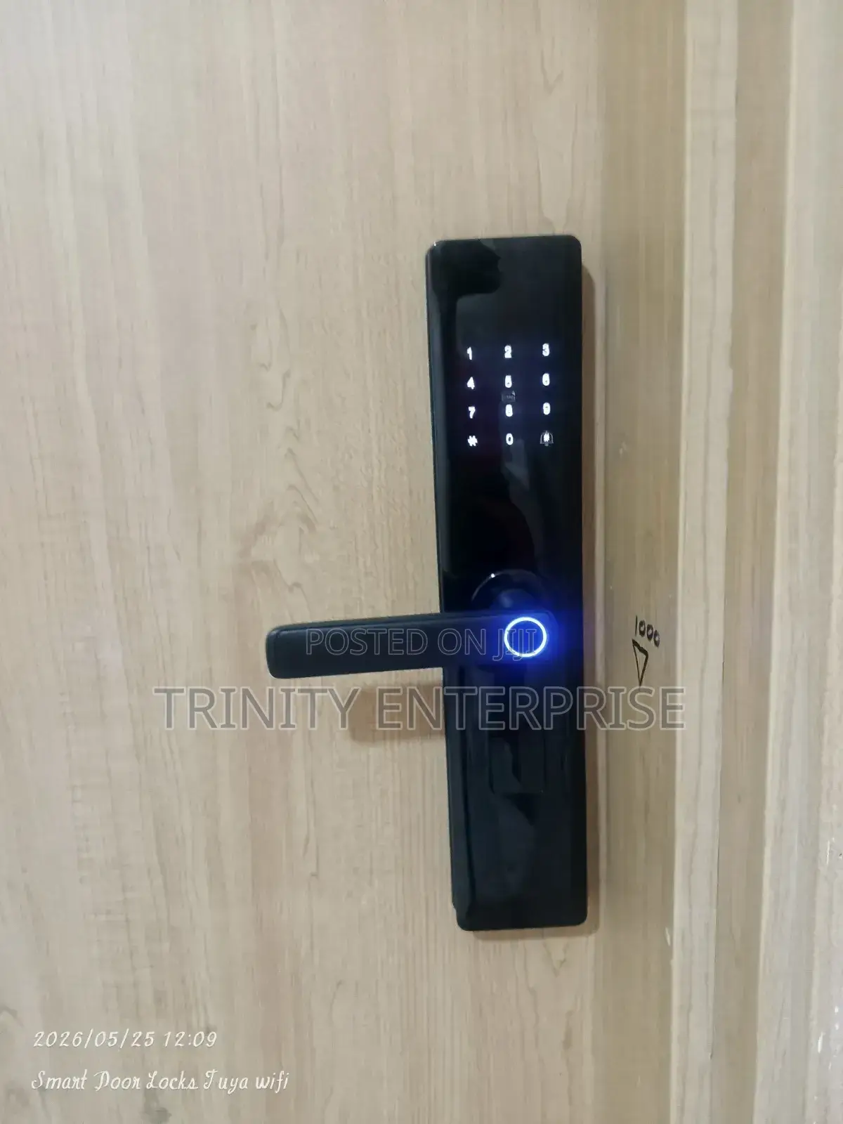 Wifi Tuya Dmart Door Lock Keyless Entry Password Fingerp Cards