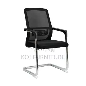Office Chairs; Visitors Fabric Reception Office Seat With Waist Upport