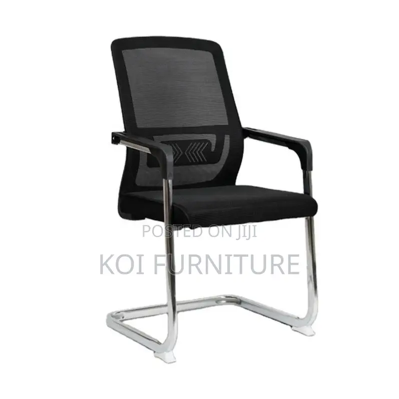 Office Chairs; Visitors Fabric Reception Office Seat With Waist Upport