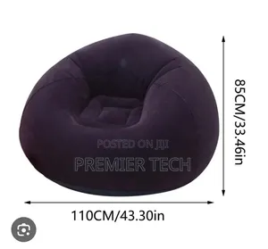 110x85cm (Bean Sofa) Inflatable Lazy Sofa Seat Plus Manual Pump