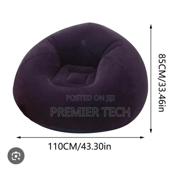 110x85cm (Bean Sofa) Inflatable Lazy Sofa Seat Plus Manual Pump - thumbnail 2