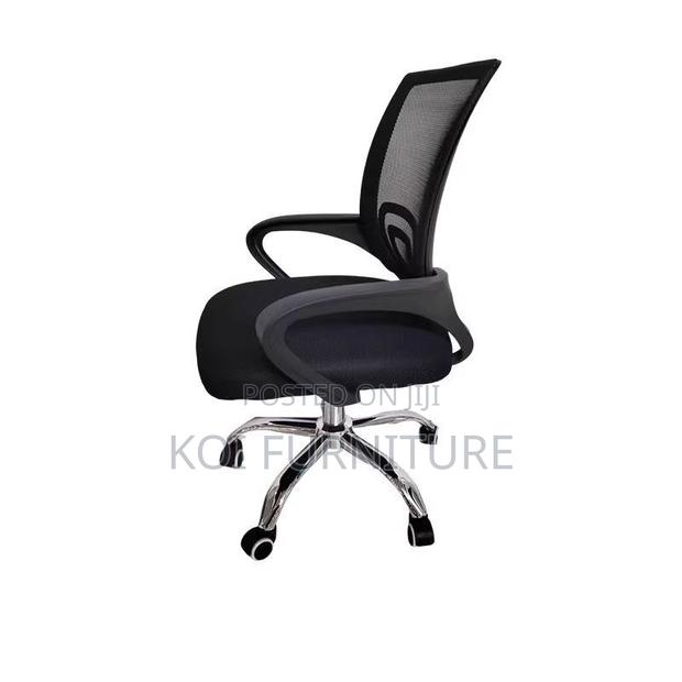 Offce Chairs; Mid Backrest Ergonomic Secretarial Strong Mesh Chairs - thumbnail 5