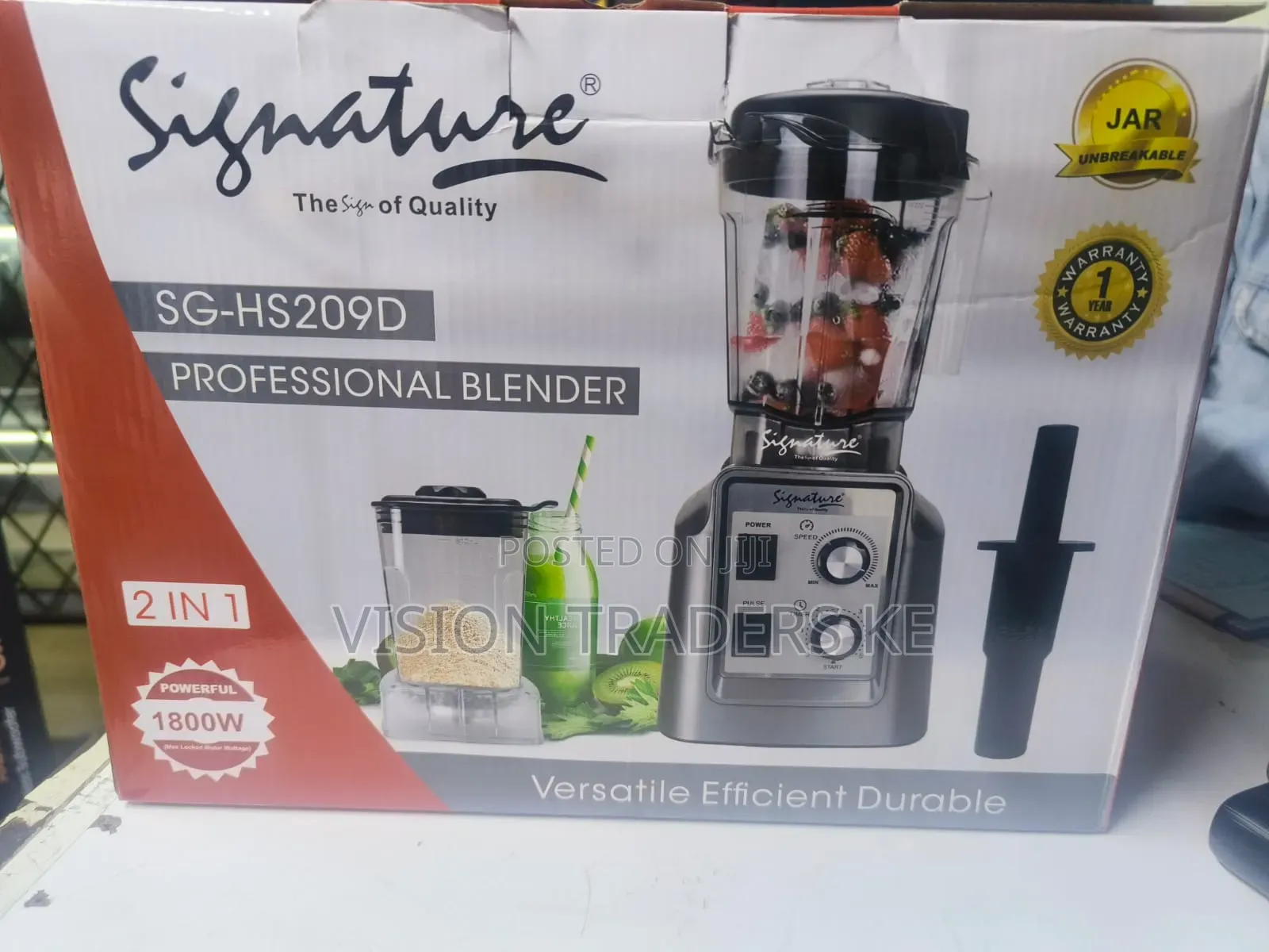 18000 Wattss 2 in 1 Signature Heavy Duty Commercial Blender