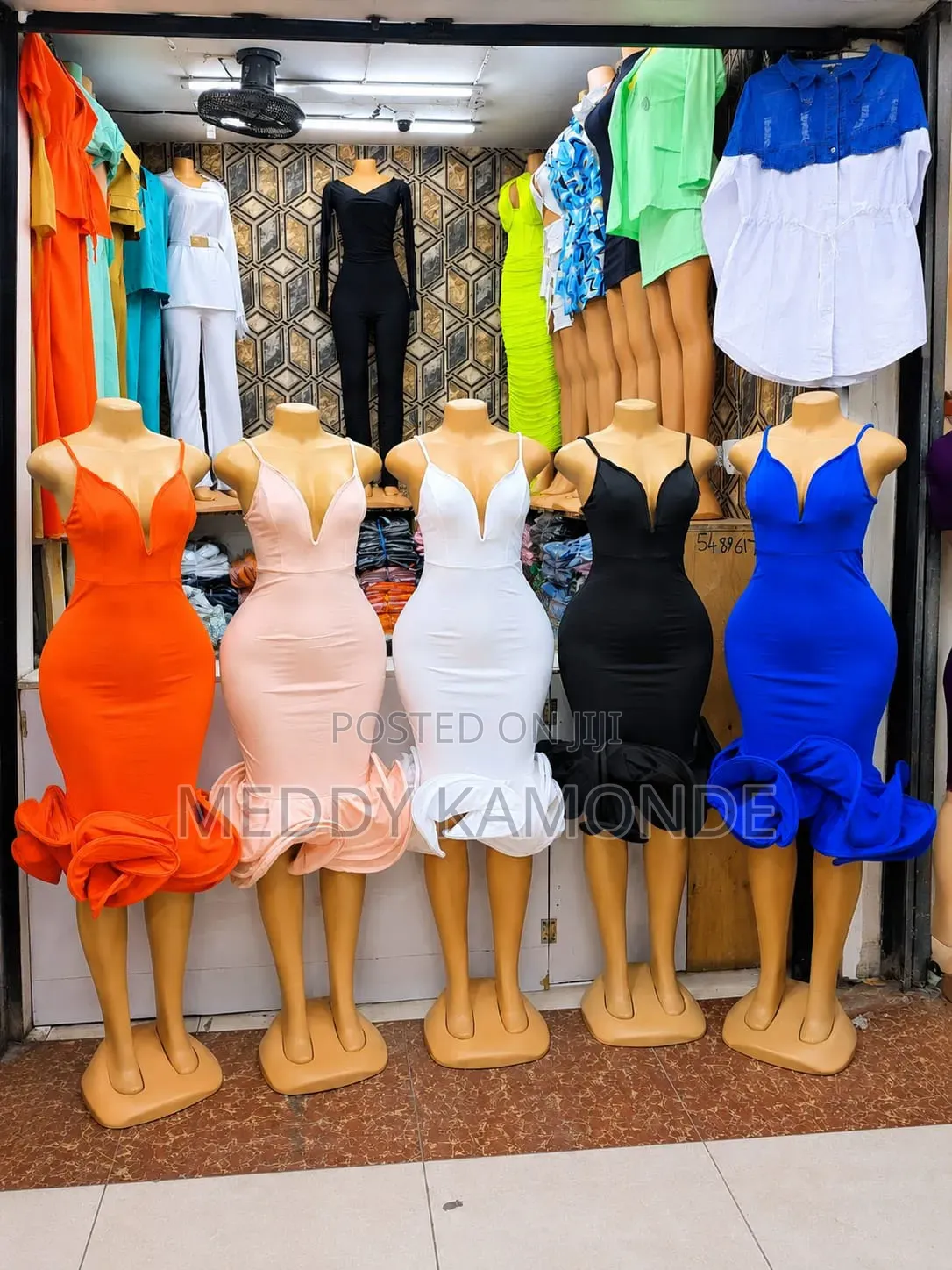 Royal/White Stylish Dress