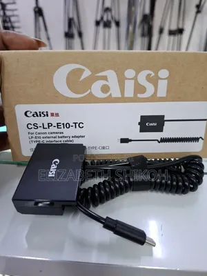Caisi Lp-E10 Dummy Battery With Usb Type-C Input Adapter Cable Kit