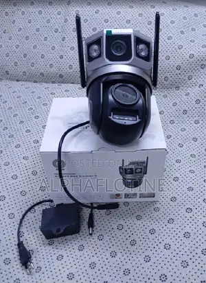 Dual Lens, Ptzsc23-G 4mp Wireless 4g Outdoor Security Camera