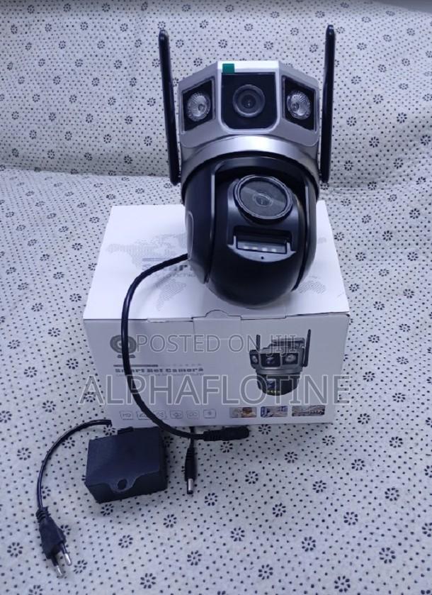 Dual Lens, Ptzsc23-G 4mp Wireless 4g Outdoor Security Camera