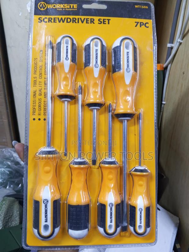 7 Piece Worksite Screwdriver Set - main view