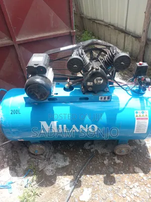 Milano Italia 200l Air Compressor 3hp Double Piston