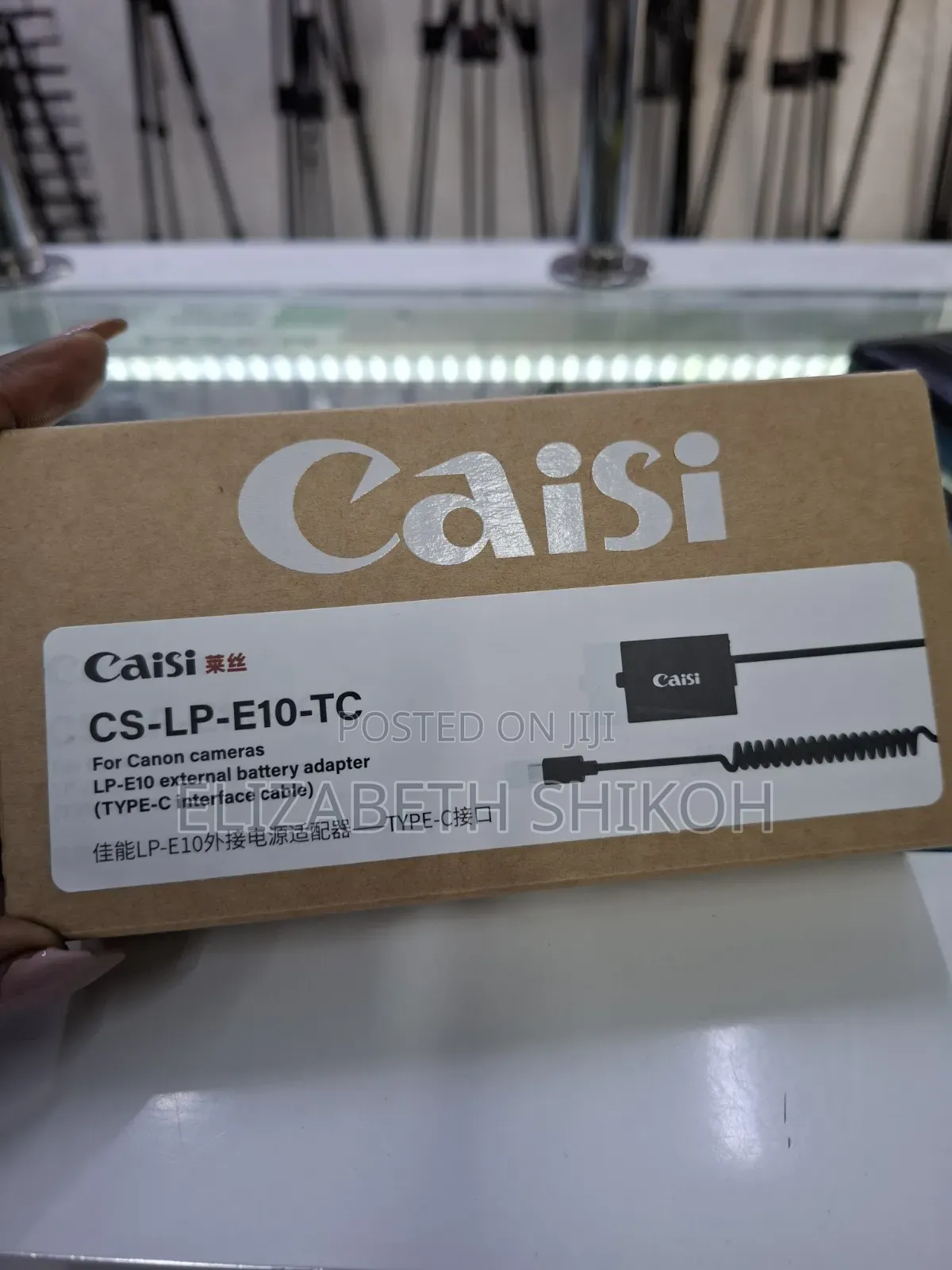 Caisi Lp-E10 Dummy Battery Type C for Canon Cameras