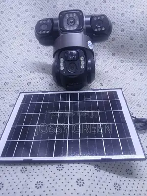 Tripple Lens Outdoor Solar Powered Camera Full Colour 2way Audio