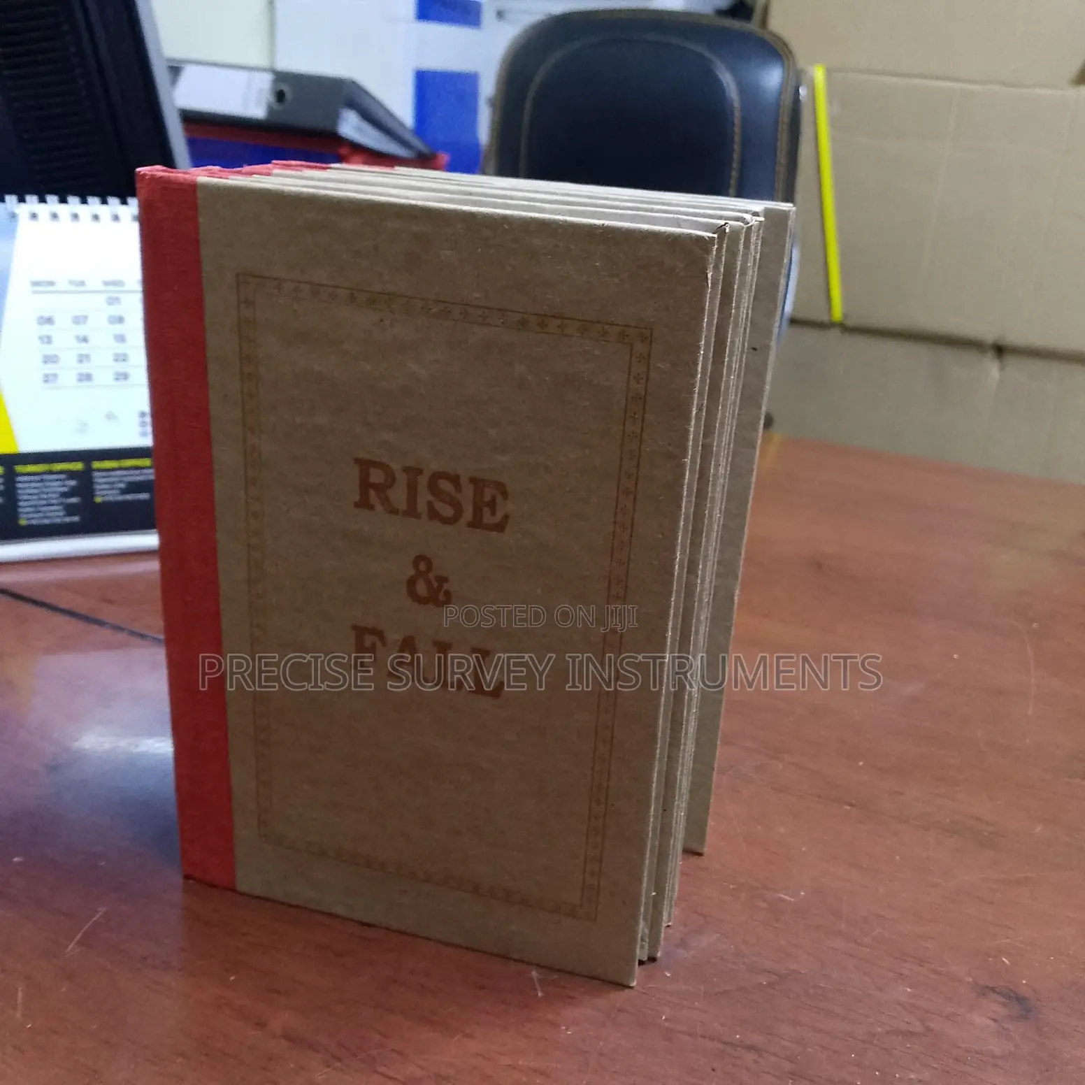 Land Survey Recording Book – Rise and Fall System