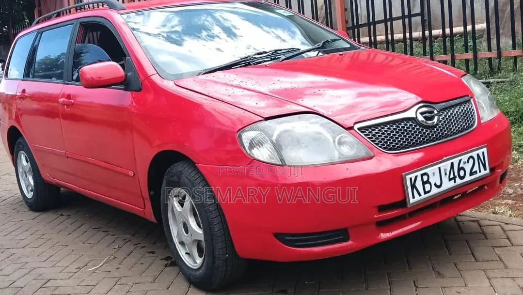 Toyota Corolla Fielder 2004 Red