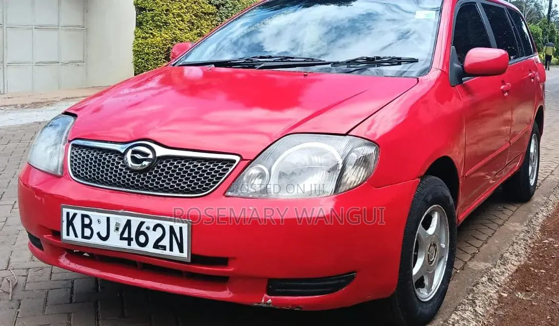 Toyota Corolla Fielder 2004 Red