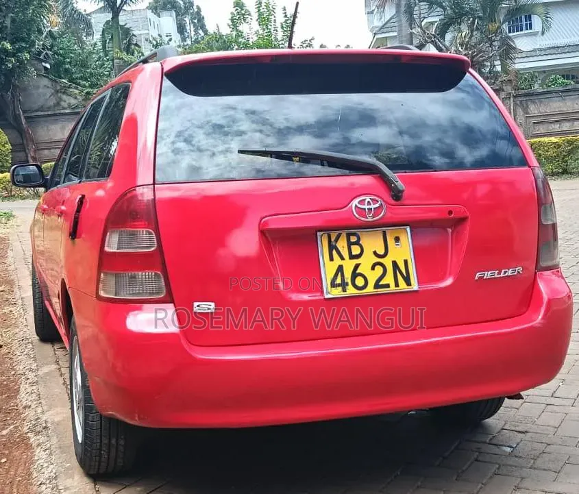 Toyota Corolla Fielder 2004 Red