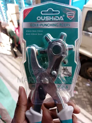 Oushida Hole Punching Pliers/Leather Punch With Rubber Handle