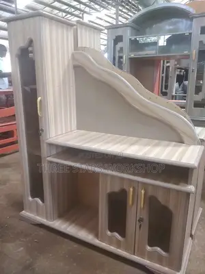 Brown Wooden Tv Stand
