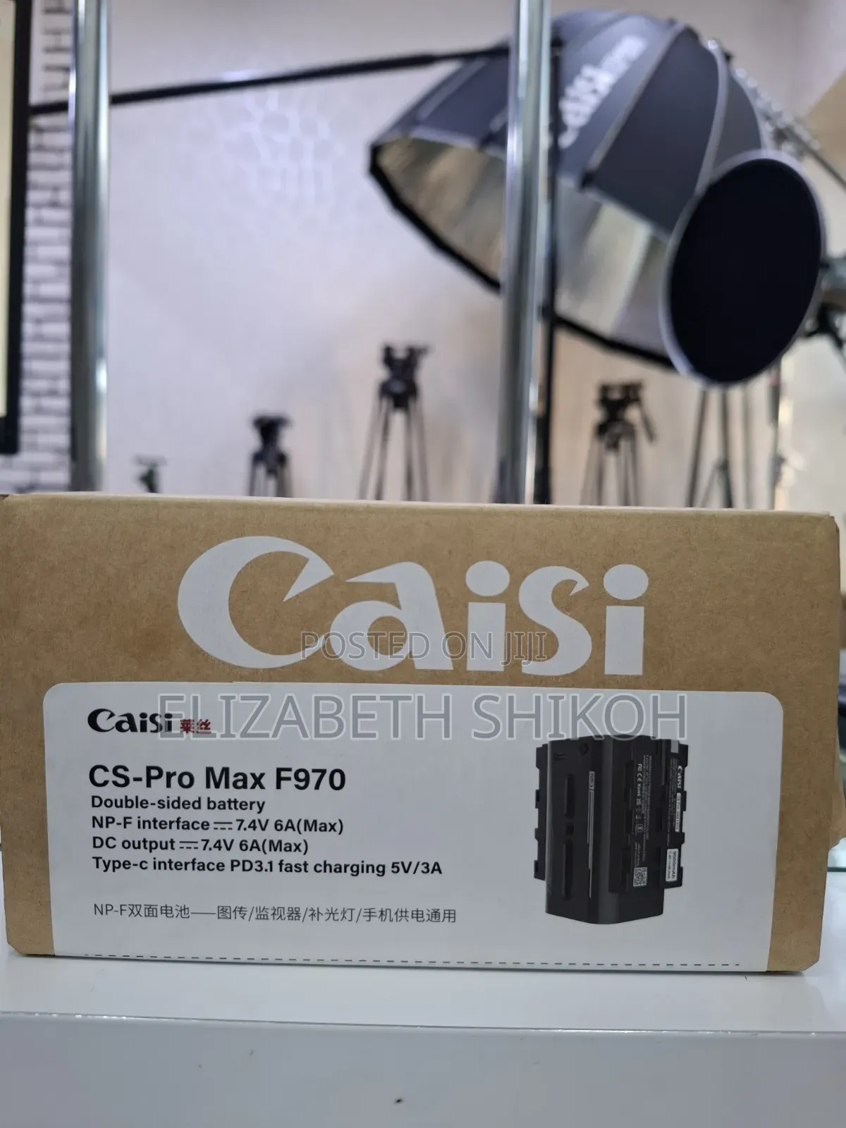 Caisi Np-f Dual-sided Battery With Fast Charging – 9000mah 66.6wh