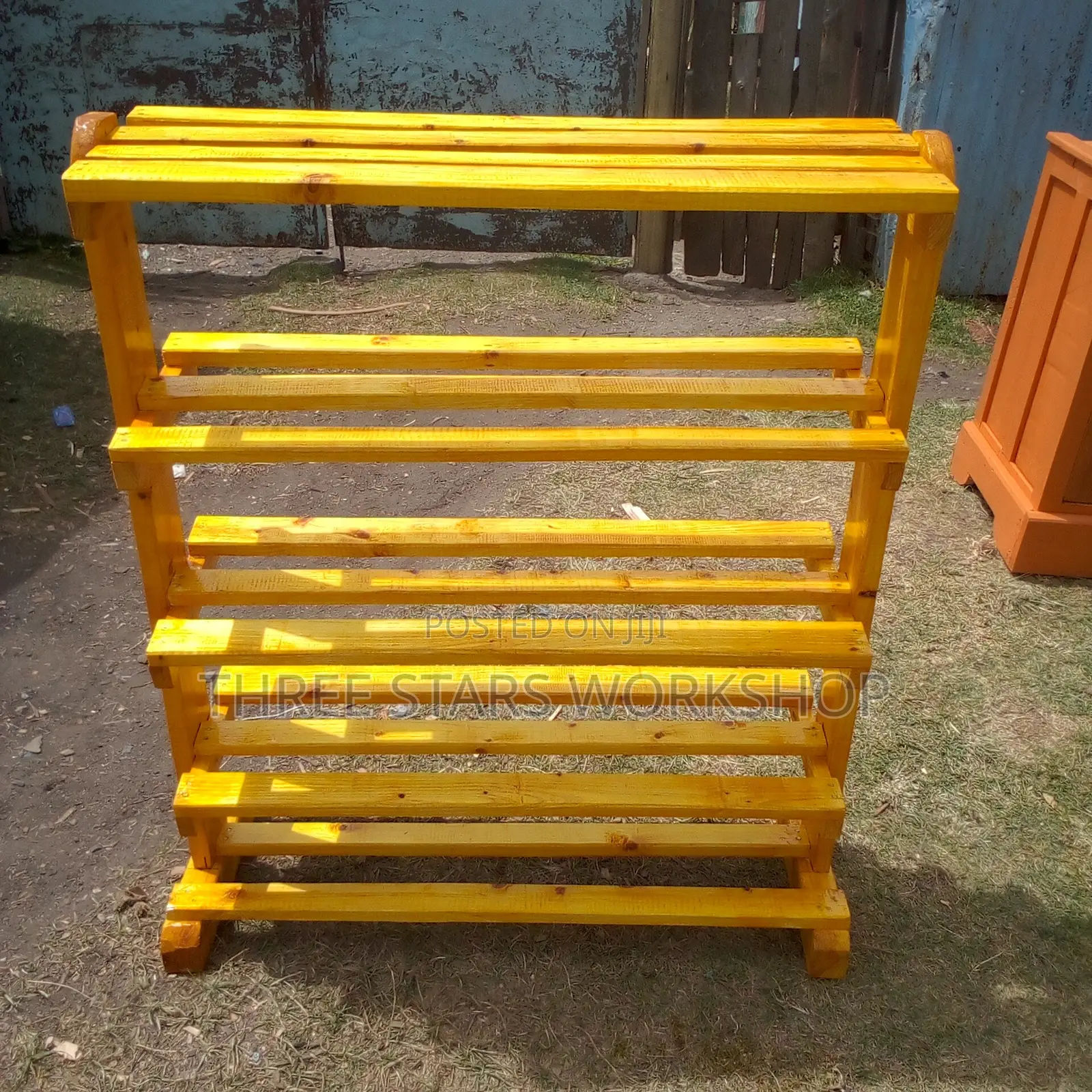Brown Modern Shoe Rack