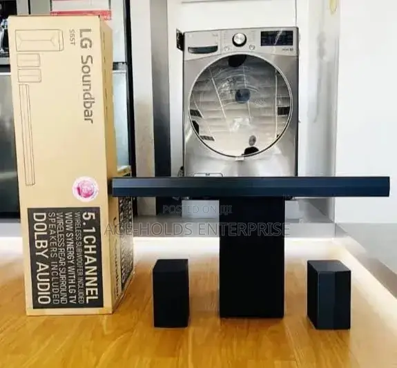 Lg Soundbar S65t, 5.1 Ch, 600w Output Wireless Subwoofer System