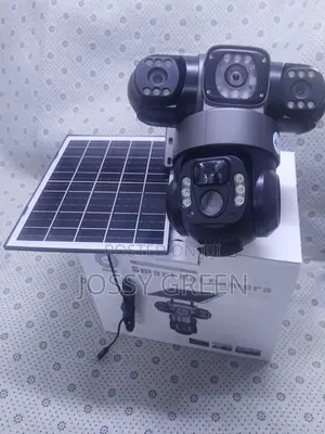 V380 3lens Solar Power Camera 4g Simcard Outdoor Home Survellianve