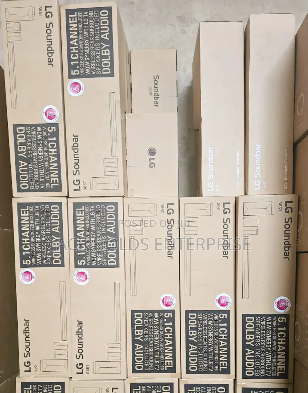 Lg Soundbar S65t, 5.1 Ch, 600w Output Wireless Subwoofer System
