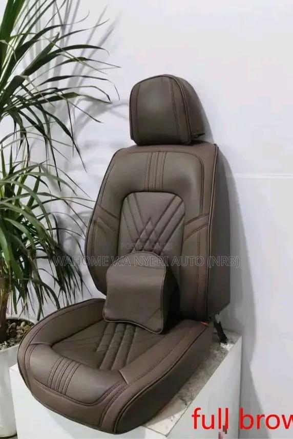 Universal Premium Seat Covers - 5 Seater Set, Brown