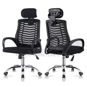Office Chairs; Liunux Headrest Ergonomic Fabric Reclining Chairs