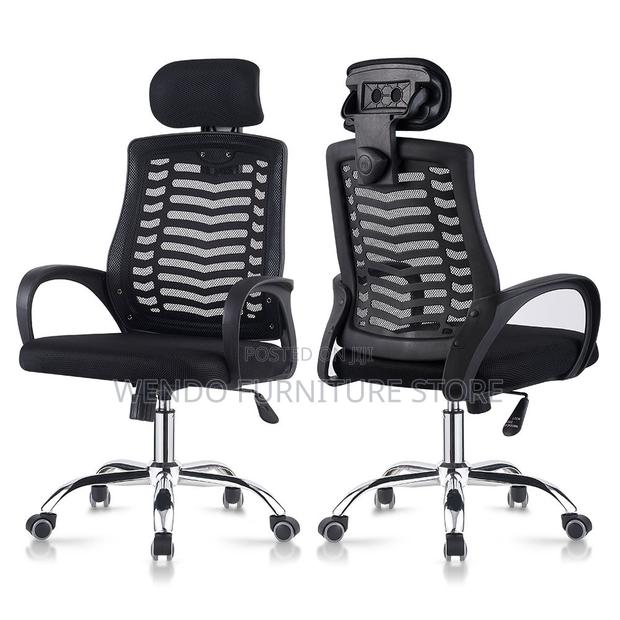 Office Chairs; Liunux Headrest Ergonomic Fabric Reclining Chairs - thumbnail 5