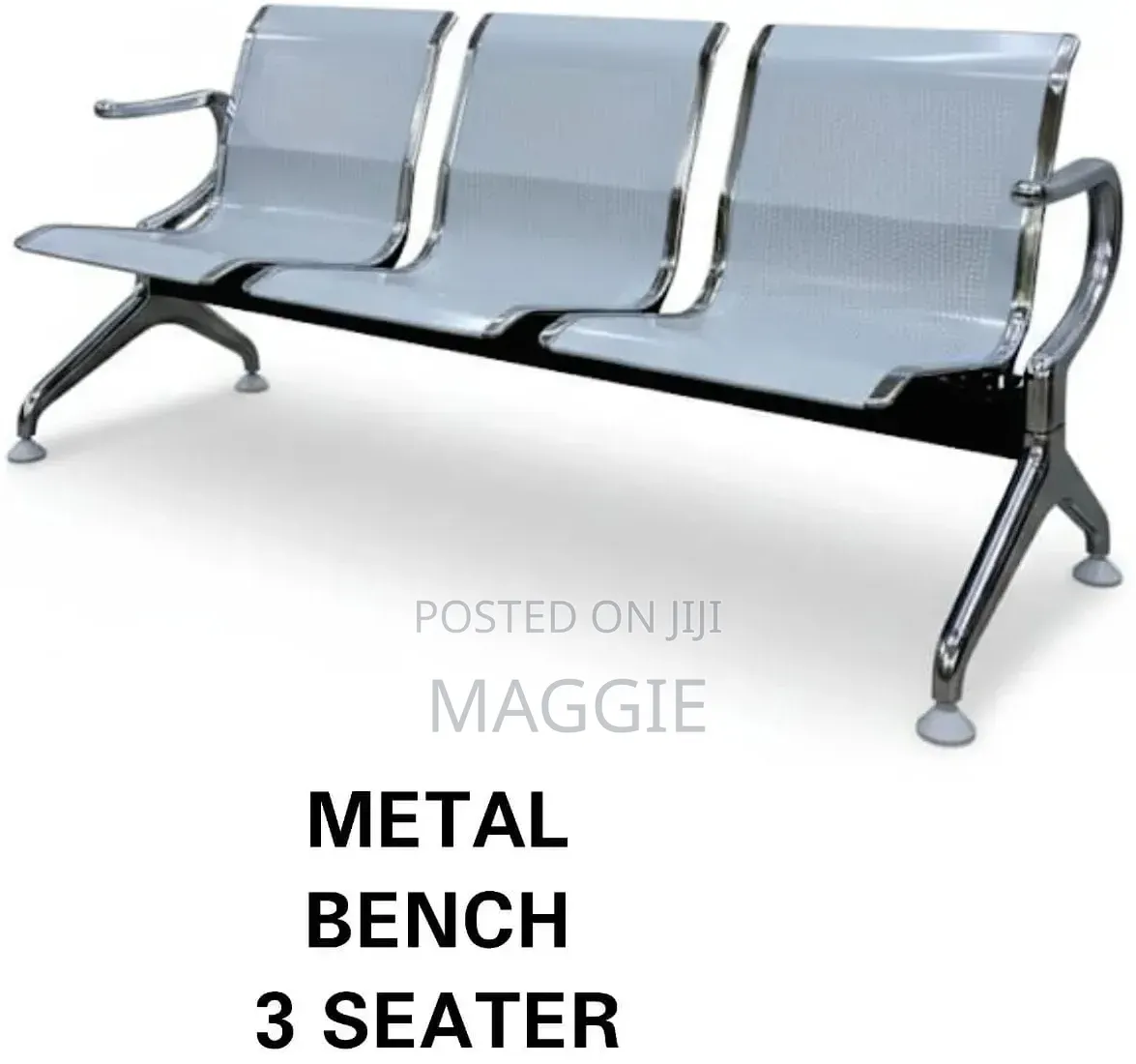 Metal Bench 3 Seater