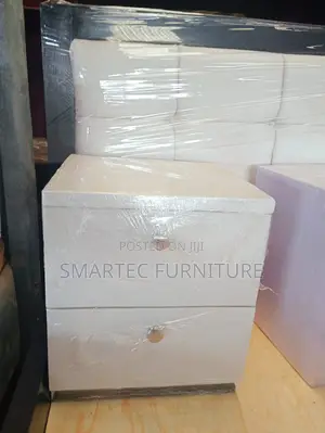 White Bedside Table With Drawer