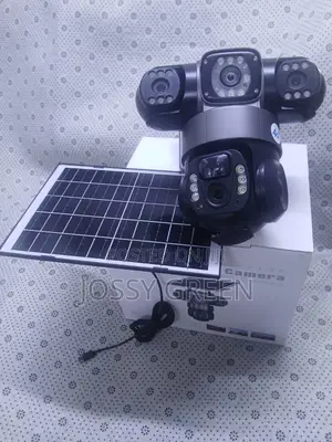 Advanced All-in-One CCTV 3lens 3view Solar Power V380 4g Outdoor