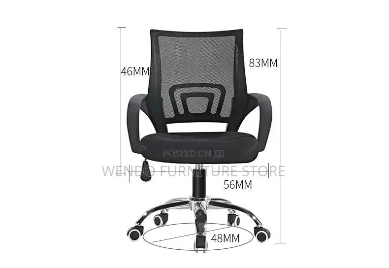 Office Chairs Clerical Armrest Office Chairs With Mid Backrest
