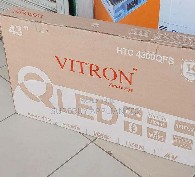 Vitron 43 Inch Qled Bluetooth Smart Tv - thumbnail 2