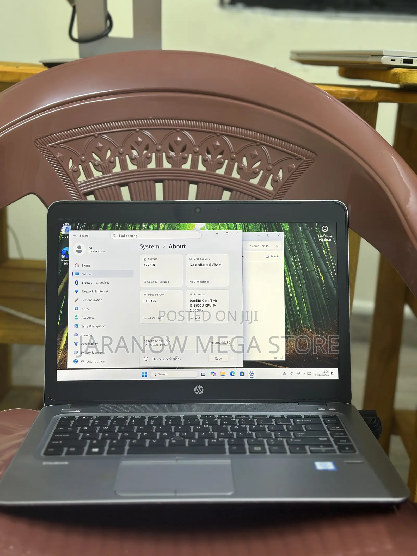 Laptop HP EliteBook 840 G3 8GB Intel Core i7 SSD 512GB