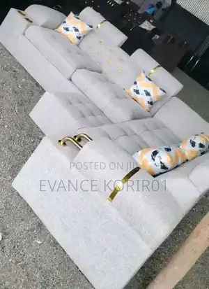 Modern White Corner Sofa