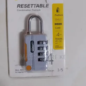 4 Digit Combination Padlock/Resettable Password Lock/Suitcase Lock
