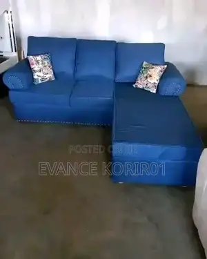 Moder Blue L Sofa