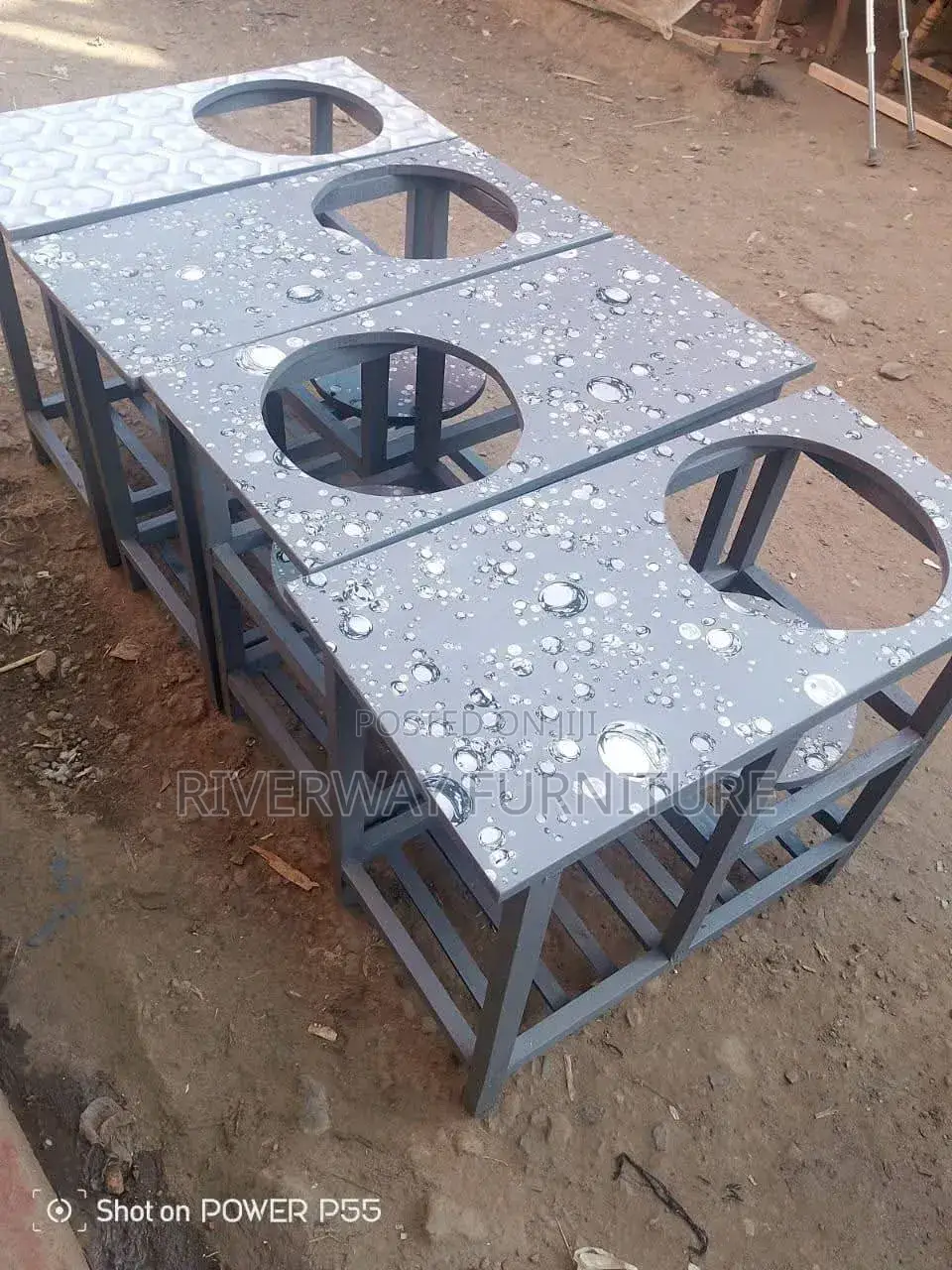 Grey Modern Kitchen Tables
