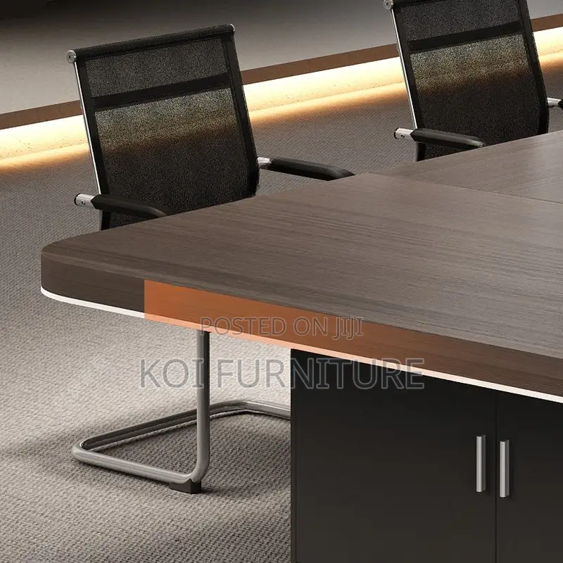 Boardroom Table; 3 Meters Conference Table With Integrated Management