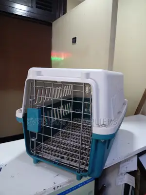 Traveling Plastic Dog Carrier